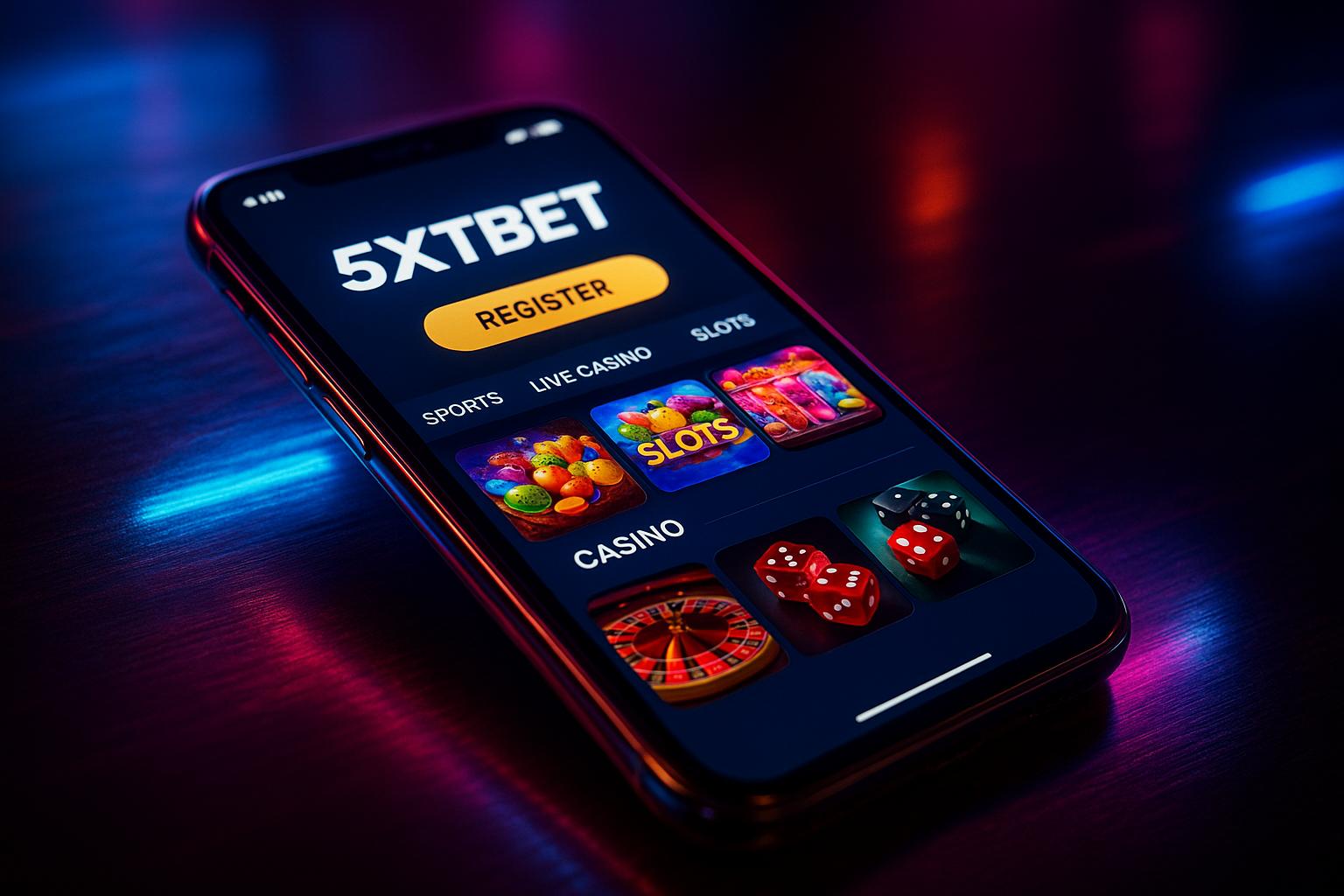 Baixar o 5XTBET Cassino App